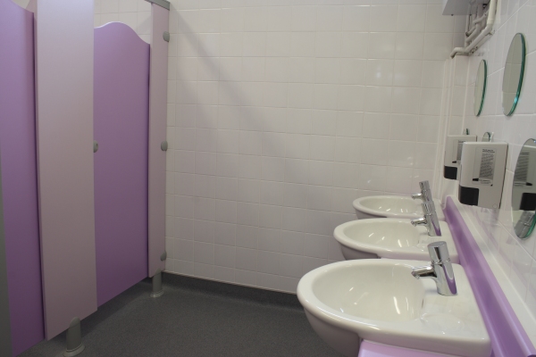 3sixty property services: Hockley Primary School - toilet refurbishment