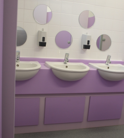 3sixty property services: Hockley Primary School - toilet refurbishment