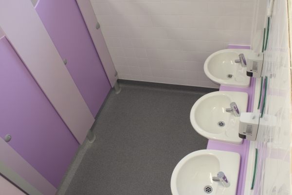 3sixty property services: Hockley Primary School - toilet refurbishment